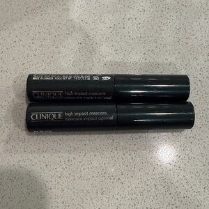 New Two Clinique Mini High Impact Mascara - 01 Black